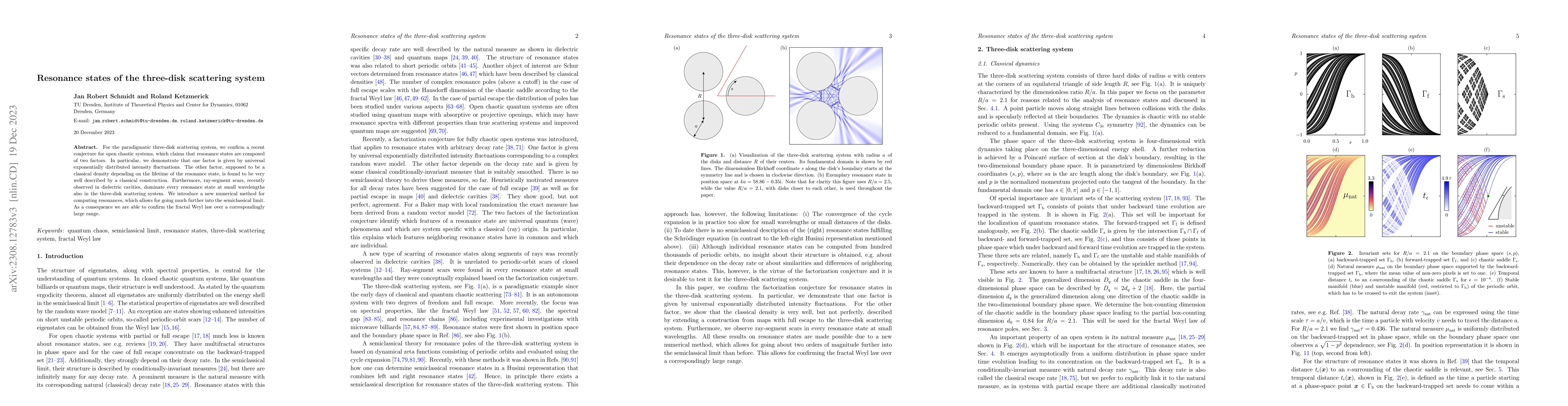 Thumbnail for Resonance states of the three-disk scattering system