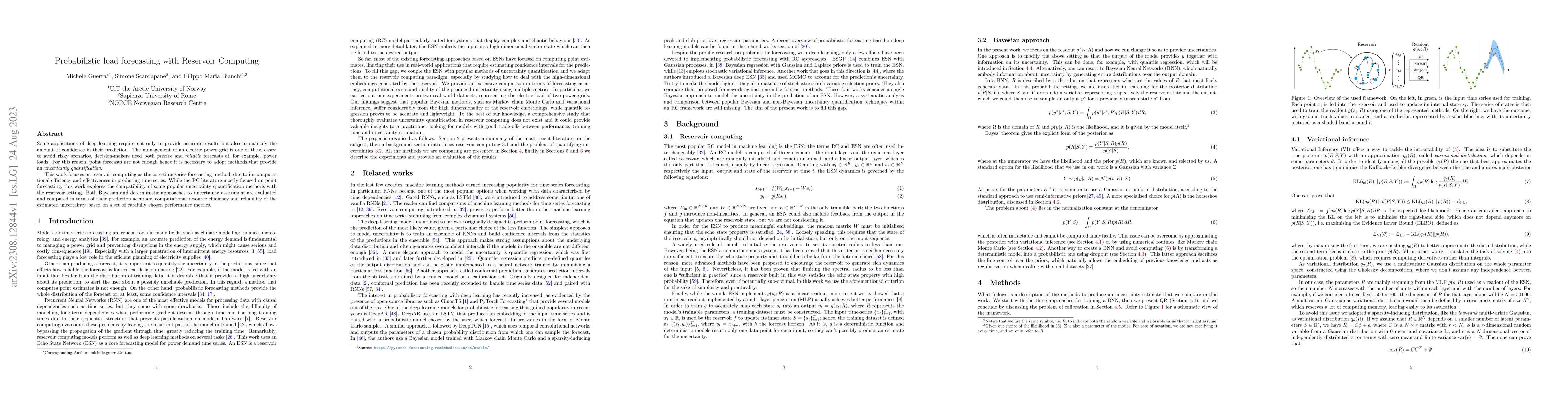 Thumbnail for Probabilistic load forecasting with Reservoir Computing