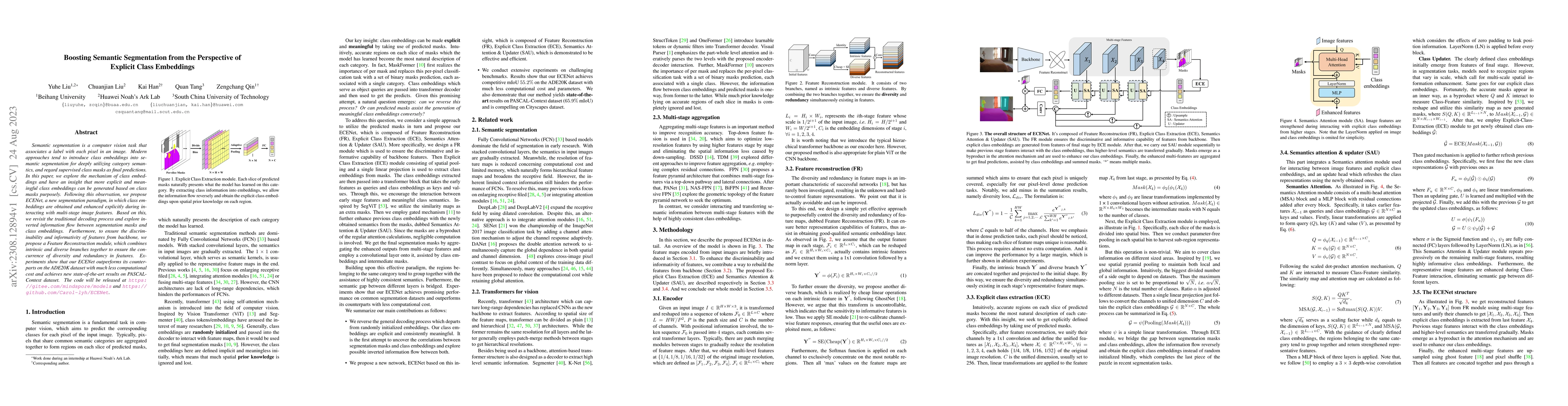 Thumbnail for Boosting Semantic Segmentation from the Perspective of Explicit Class
  Embeddings