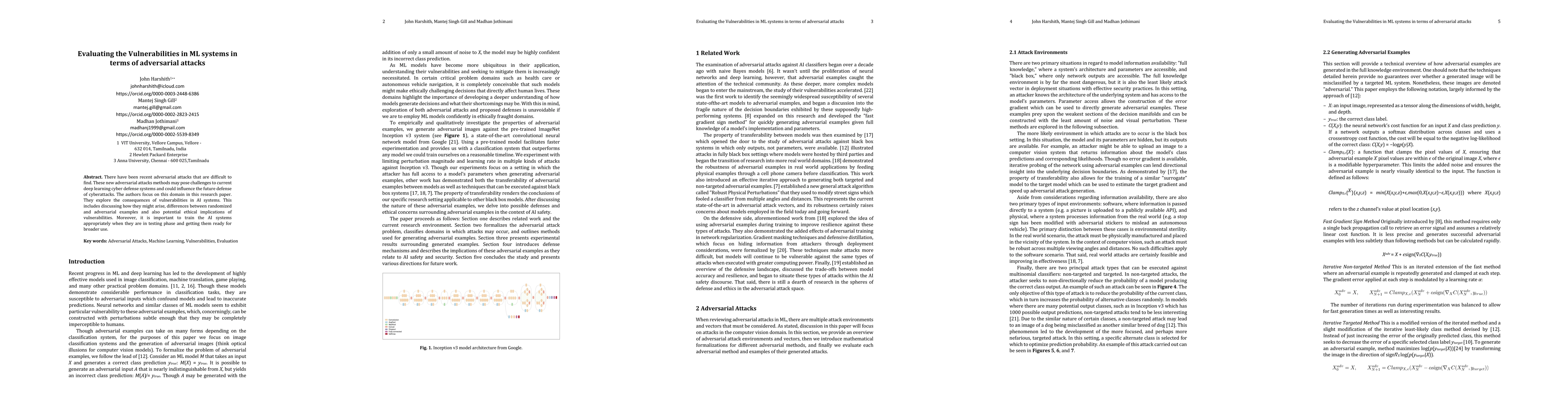 Thumbnail for Evaluating the Vulnerabilities in ML systems in terms of adversarial
  attacks