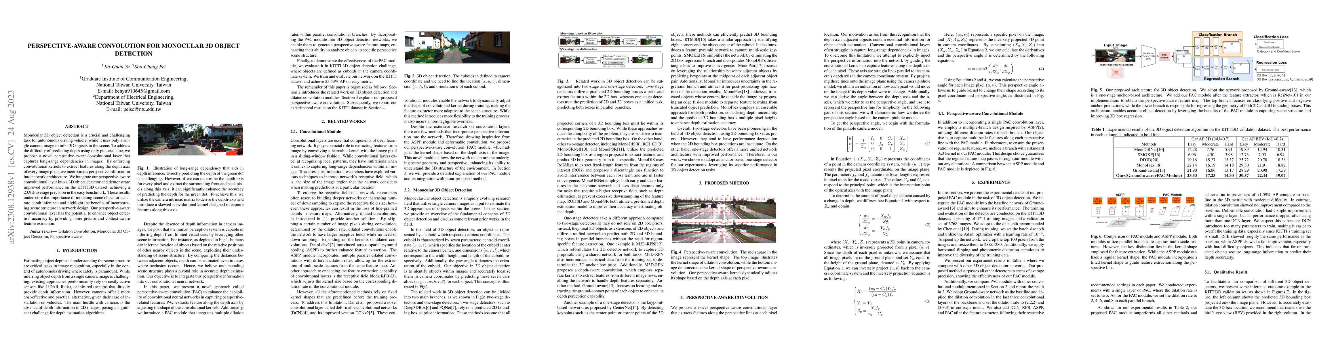 Thumbnail for Perspective-aware Convolution for Monocular 3D Object Detection