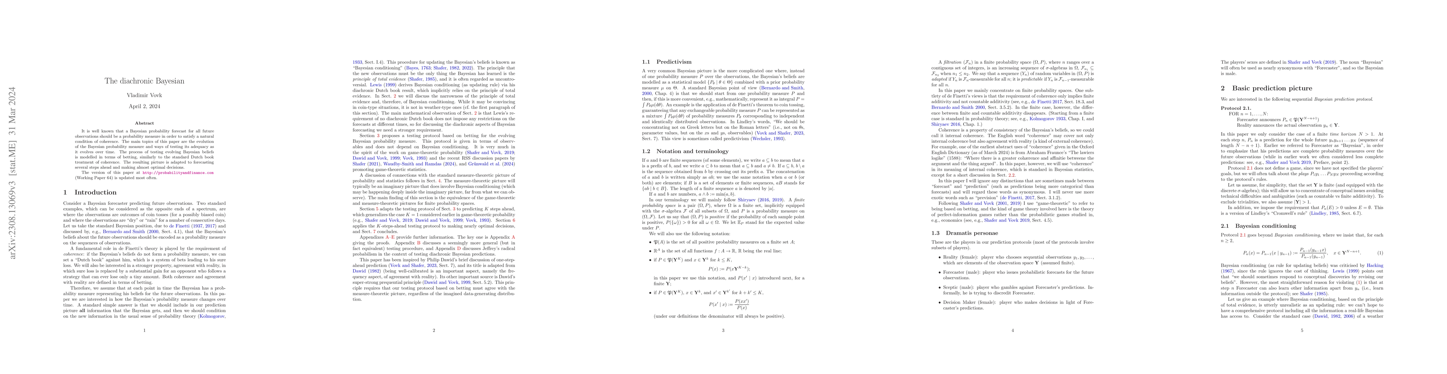 Thumbnail for The diachronic Bayesian