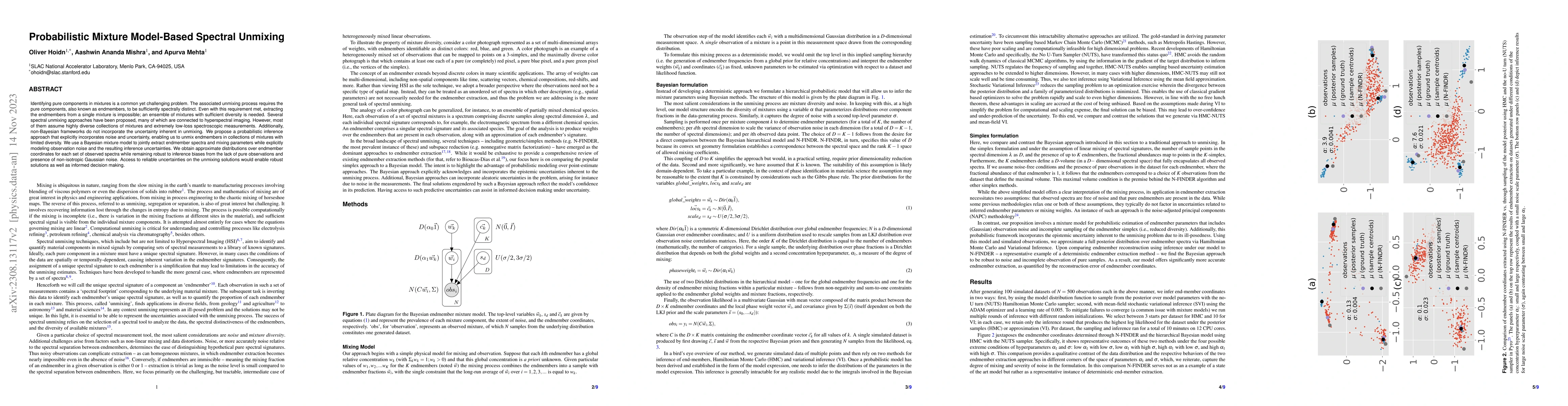 Thumbnail for Probabilistic Mixture Model-Based Spectral Unmixing