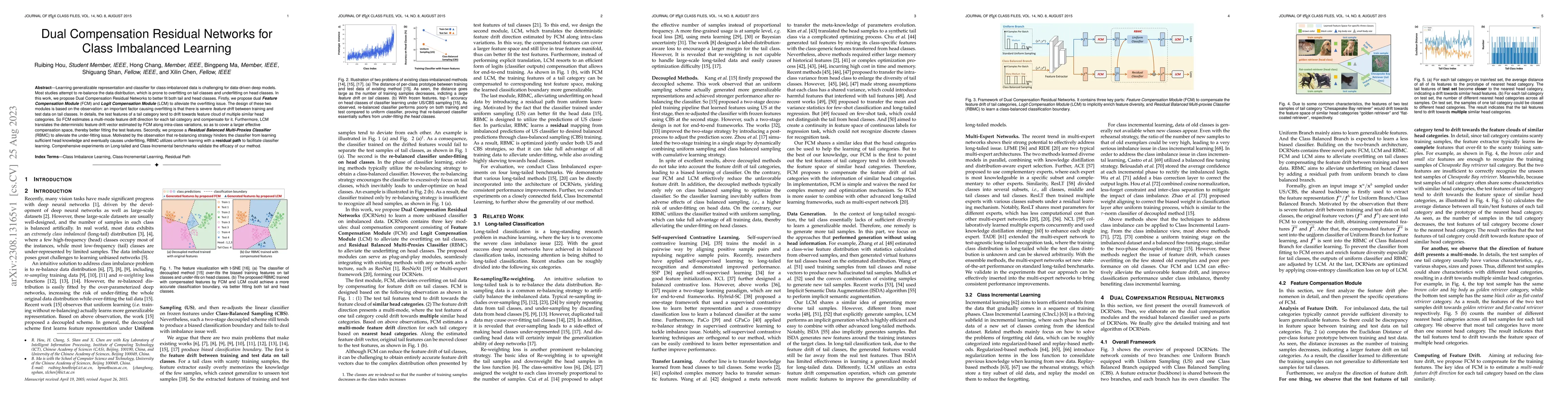 Thumbnail for Dual Compensation Residual Networks for Class Imbalanced Learning