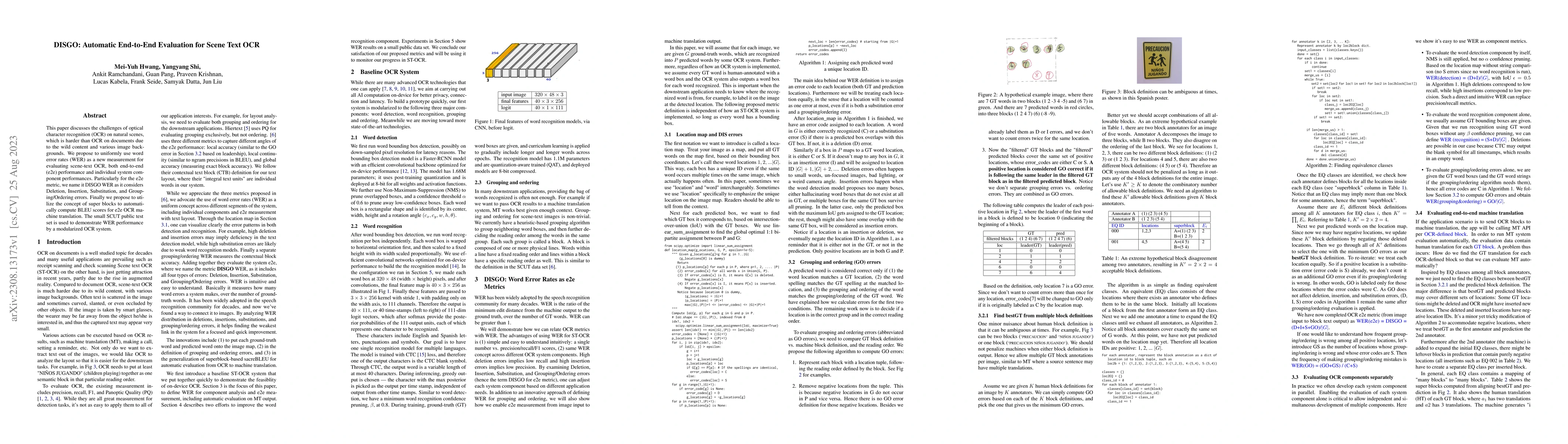 Thumbnail for DISGO: Automatic End-to-End Evaluation for Scene Text OCR