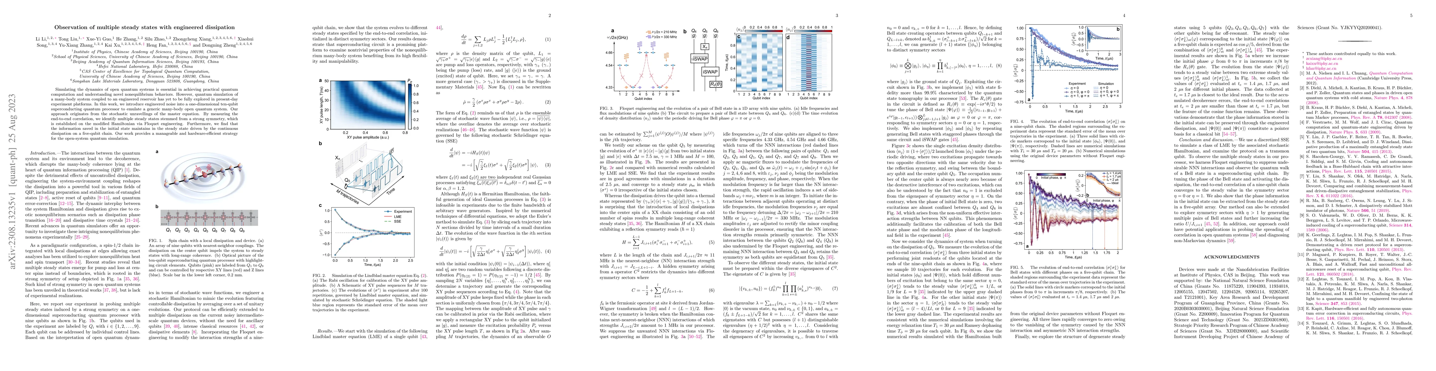 Thumbnail for Observation of multiple steady states with engineered dissipation