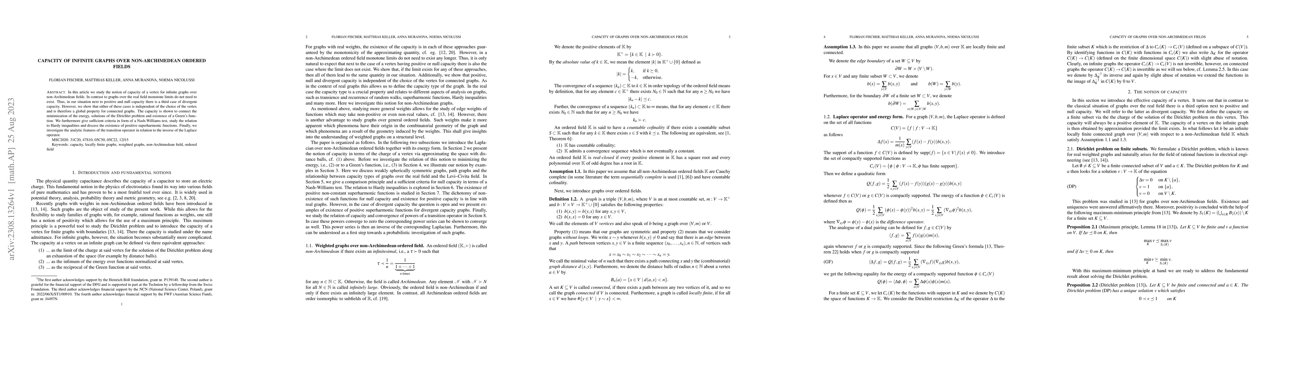 Thumbnail for Capacity of infinite graphs over non-Archimedean ordered fields
