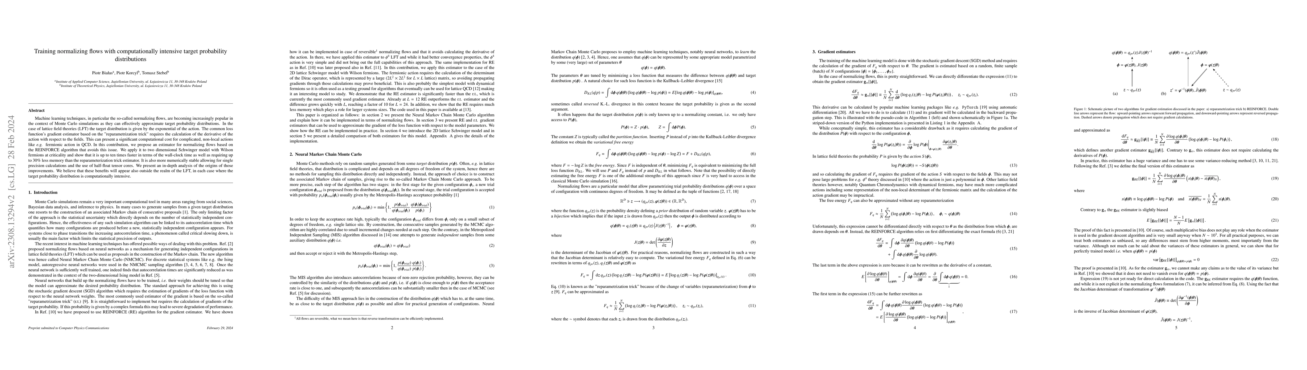 Thumbnail for Training normalizing flows with computationally intensive target
  probability distributions