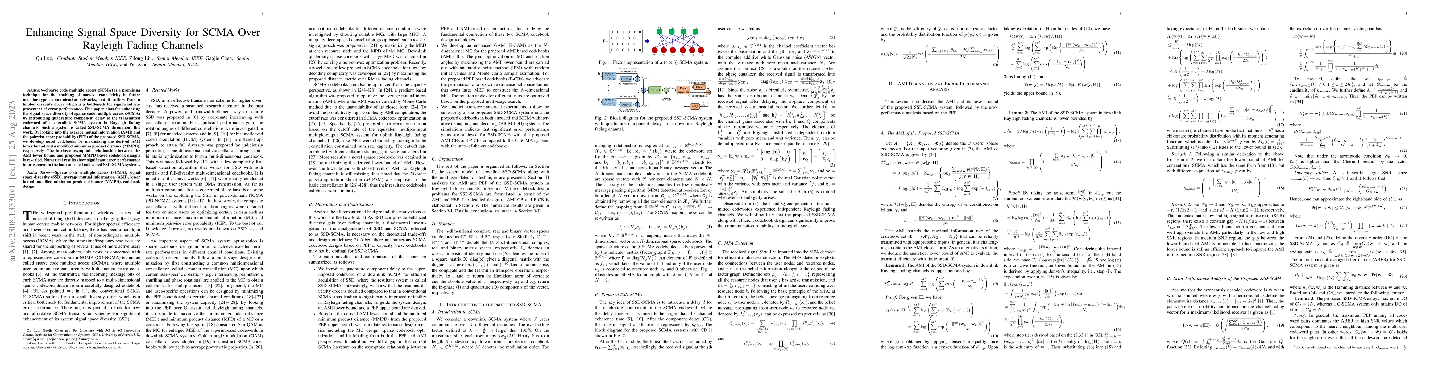 Thumbnail for Enhancing Signal Space Diversity for SCMA Over Rayleigh Fading Channels