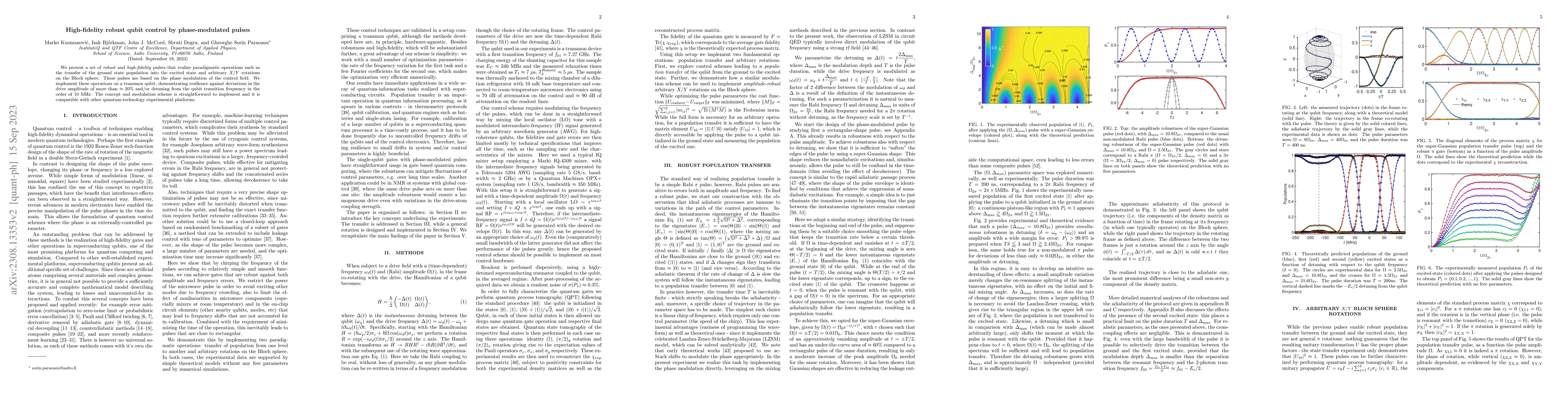 Thumbnail for High-fidelity robust qubit control by phase-modulated pulses