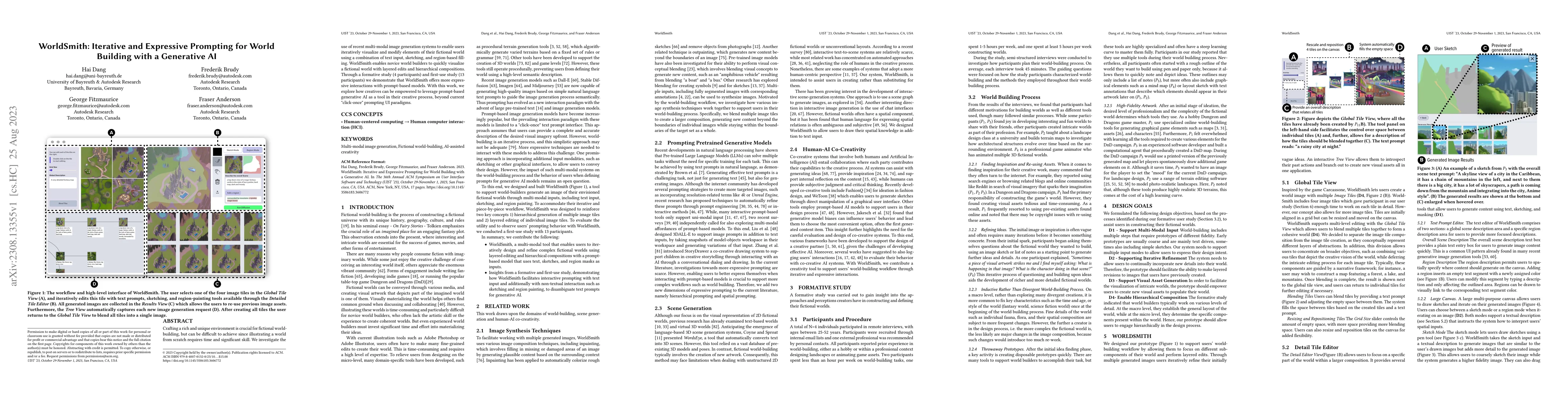 Thumbnail for WorldSmith: Iterative and Expressive Prompting for World Building with a
  Generative AI