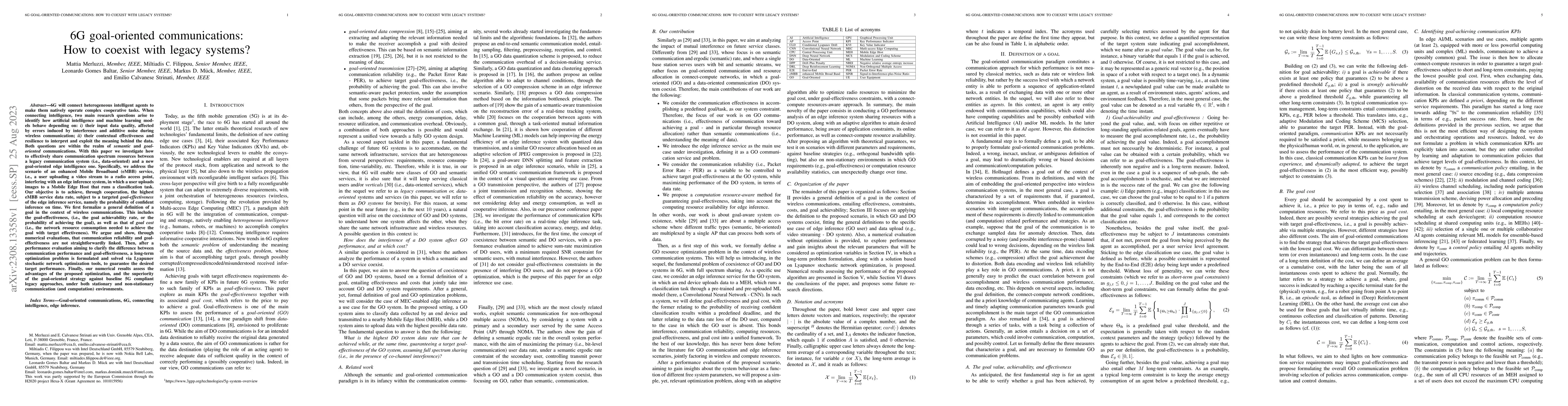 Thumbnail for 6G goal-oriented communications: How to coexist with legacy systems?