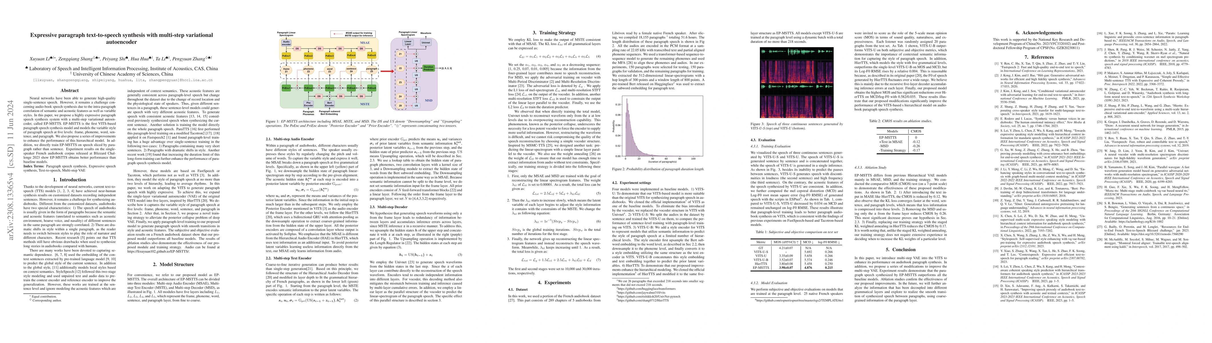 Thumbnail for Expressive paragraph text-to-speech synthesis with multi-step
  variational autoencoder