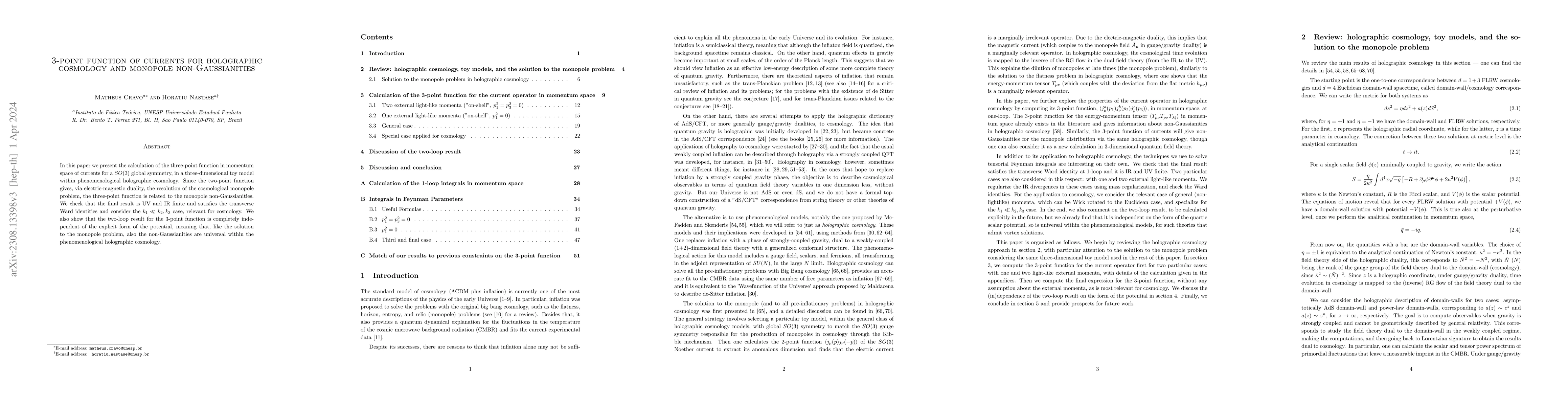 Thumbnail for 3-point function of currents for holographic cosmology and monopole
  non-Gaussianities
