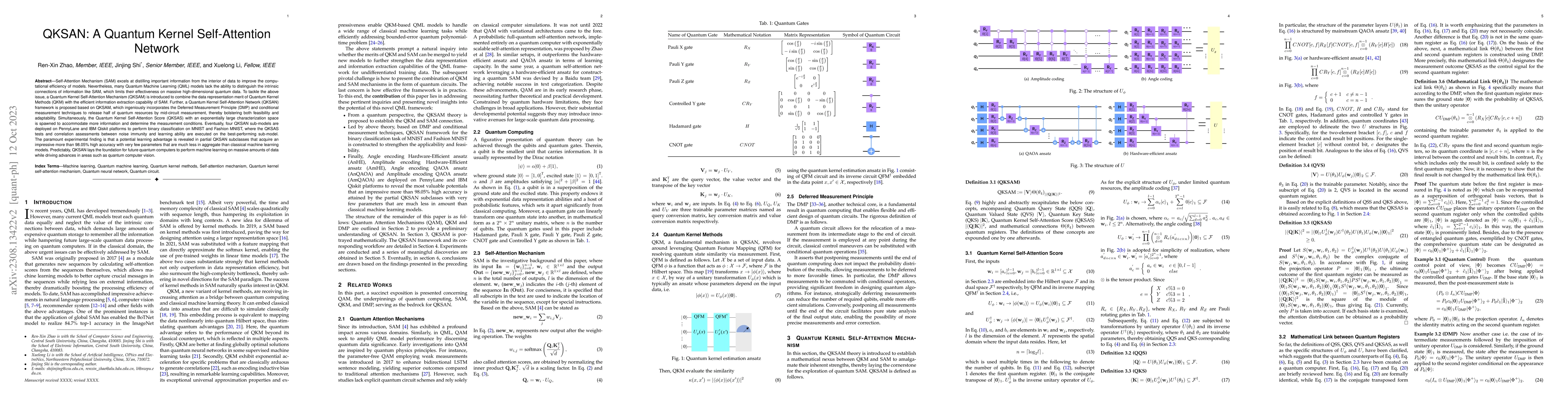Thumbnail for QKSAN: A Quantum Kernel Self-Attention Network