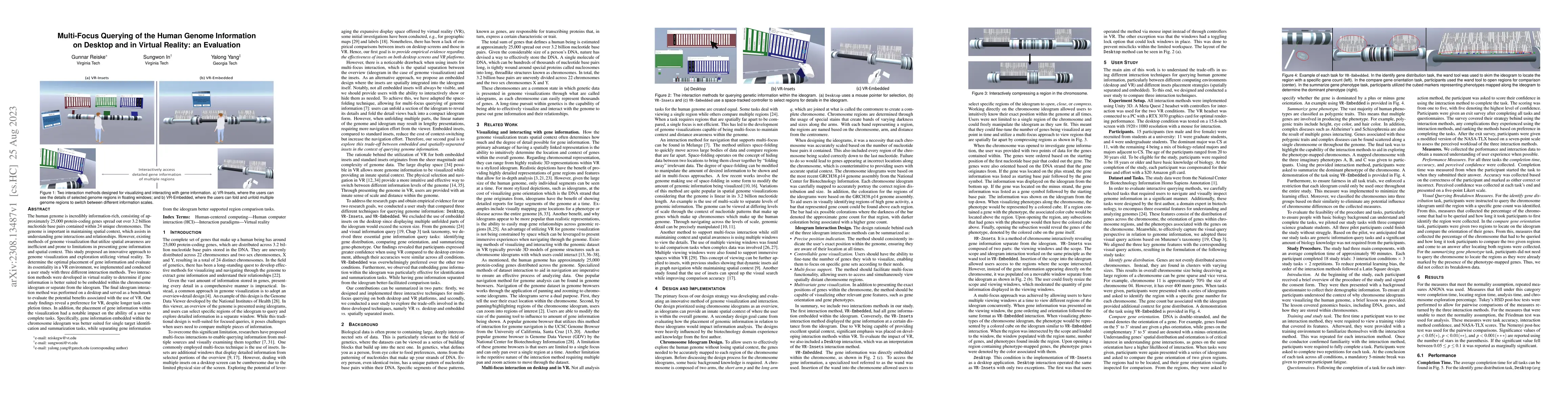 Thumbnail for Multi-Focus Querying of the Human Genome Information on Desktop and in
  Virtual Reality: an Evaluation