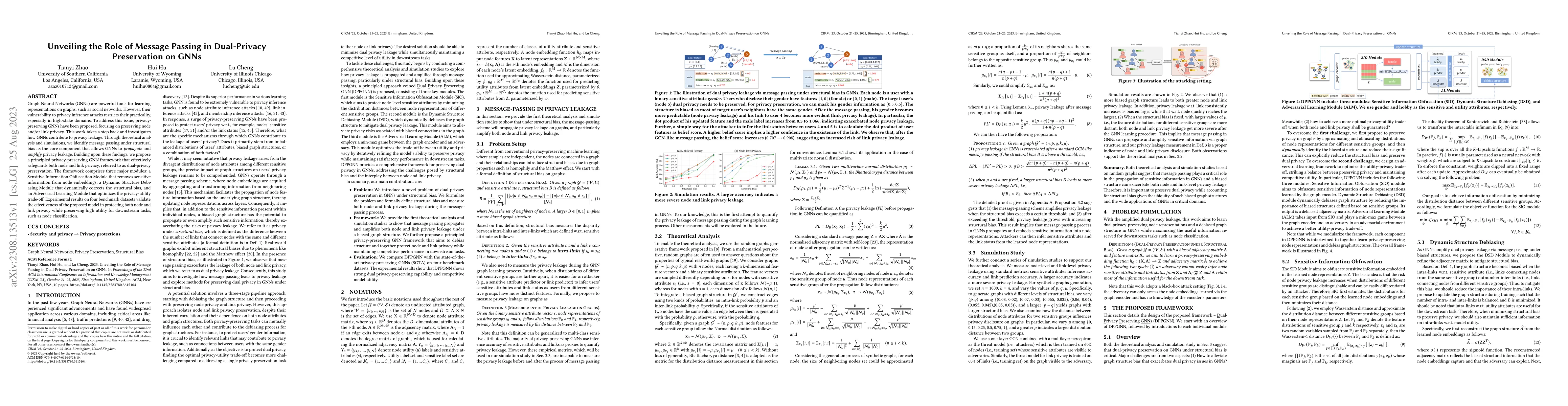 Thumbnail for Unveiling the Role of Message Passing in Dual-Privacy Preservation on
  GNNs