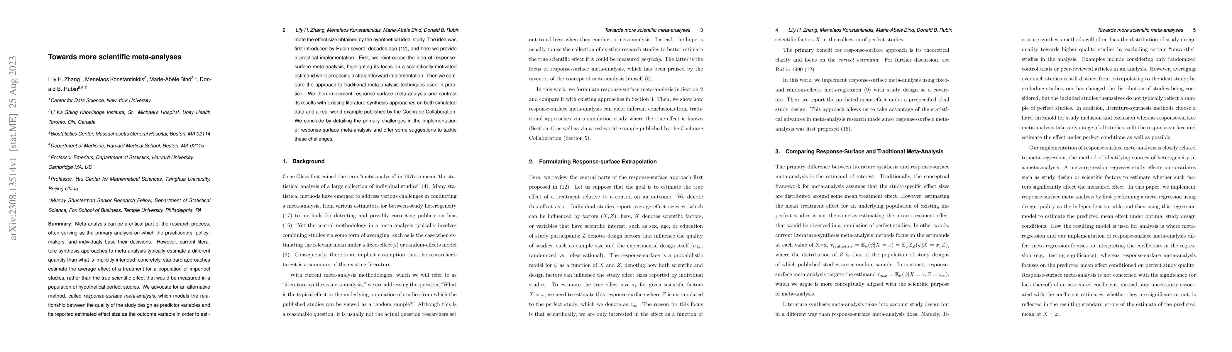 Thumbnail for Towards more scientific meta-analyses