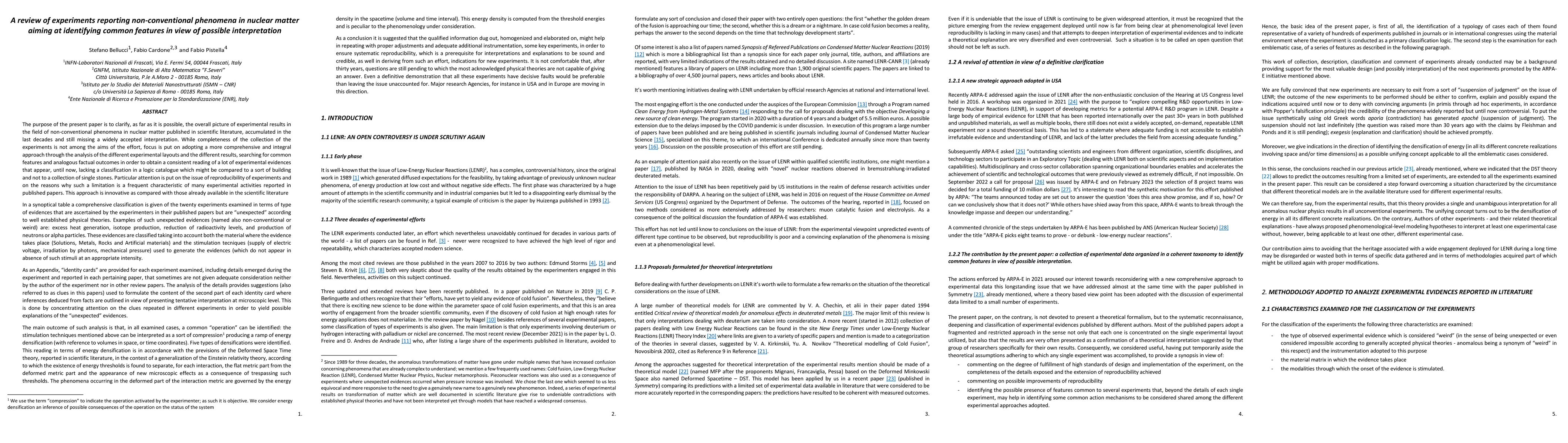 Thumbnail for A review of experiments reporting non-conventional phenomena in nuclear
  matter aiming at identifying common features in view of possible
  interpretation