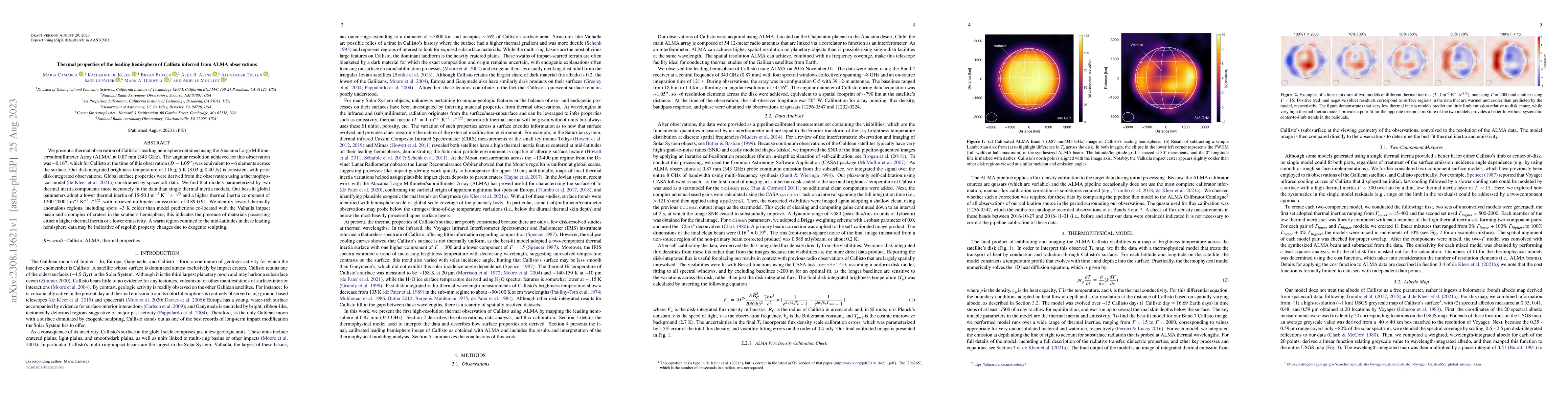 Thumbnail for Thermal properties of the leading hemisphere of Callisto inferred from
  ALMA observations