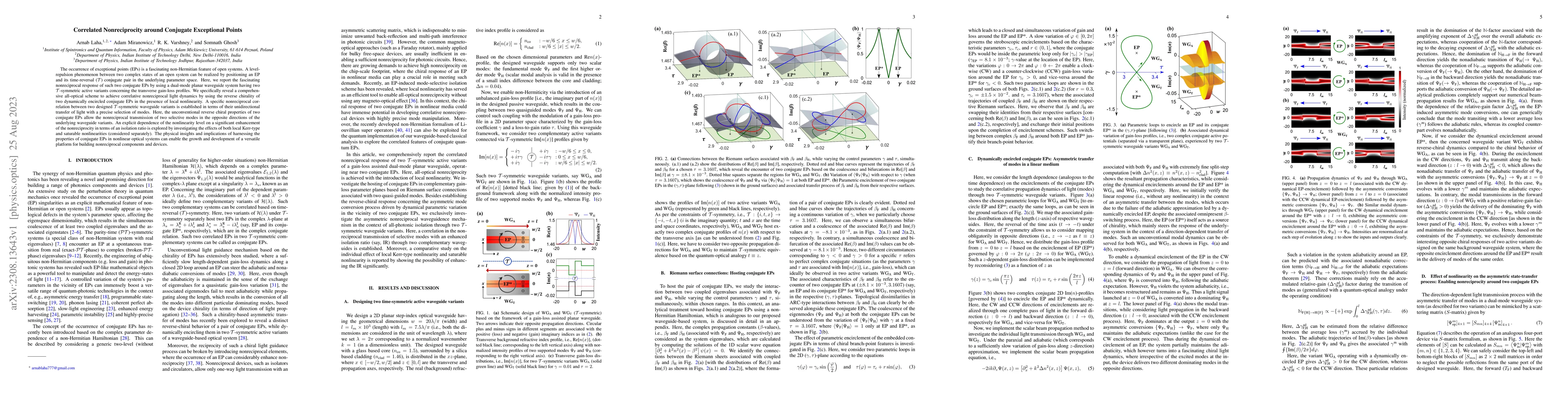 Thumbnail for Correlated Nonreciprocity around Conjugate Exceptional Points