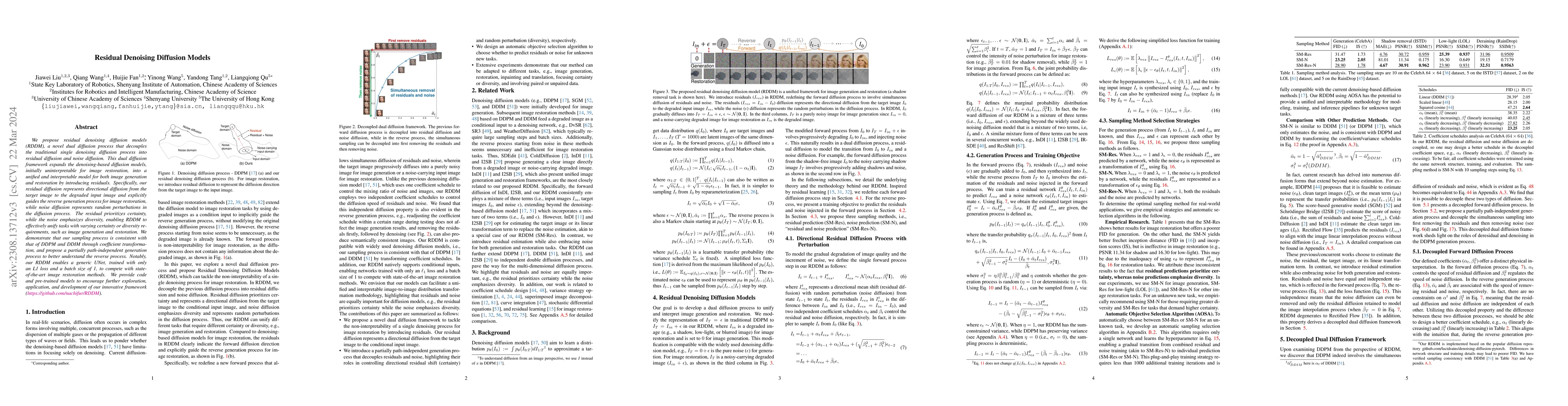 Thumbnail for Residual Denoising Diffusion Models