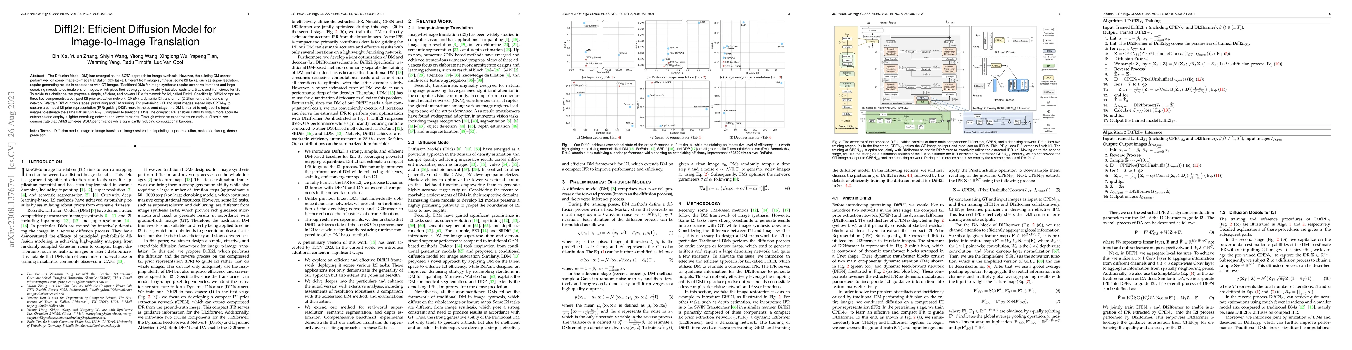 Thumbnail for DiffI2I: Efficient Diffusion Model for Image-to-Image Translation