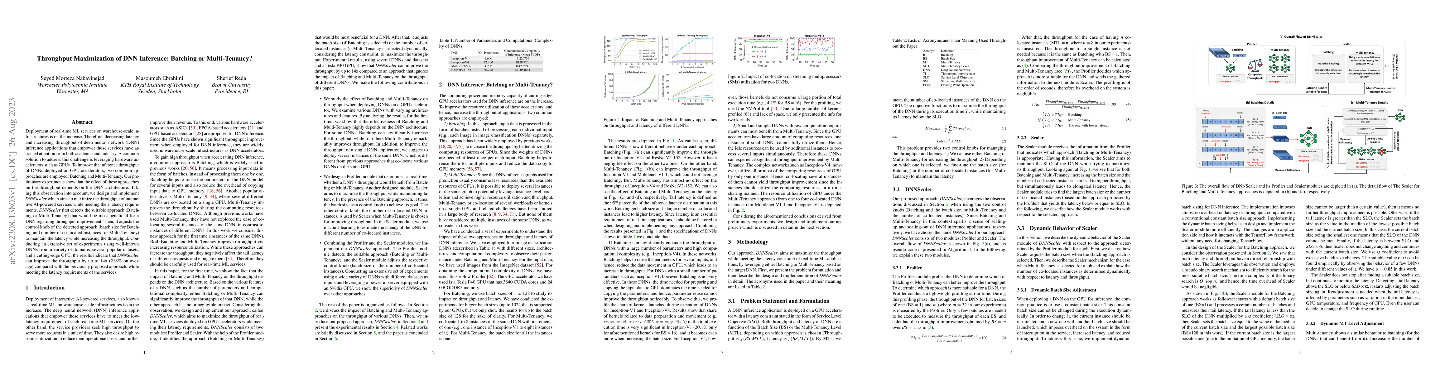 Thumbnail for Throughput Maximization of DNN Inference: Batching or Multi-Tenancy?