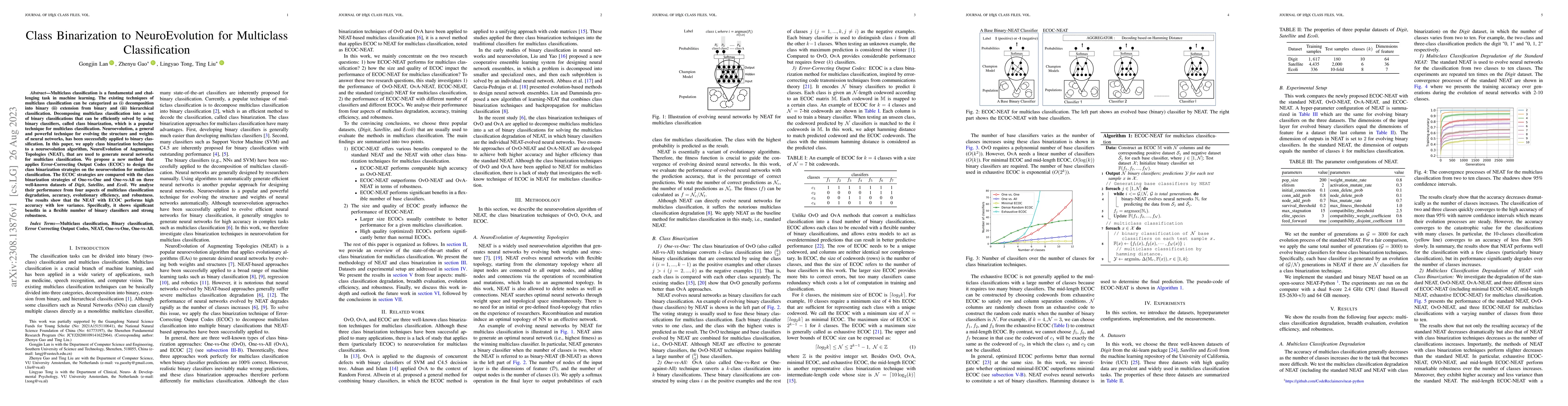 Thumbnail for Class Binarization to NeuroEvolution for Multiclass Classification