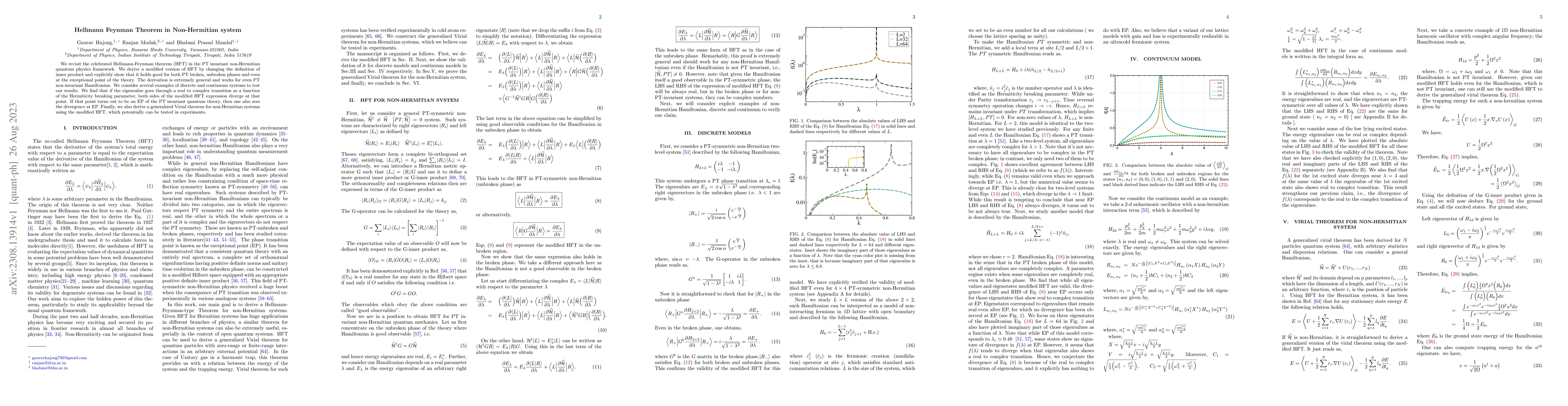 Thumbnail for Hellmann Feynman Theorem in Non-Hermitian system