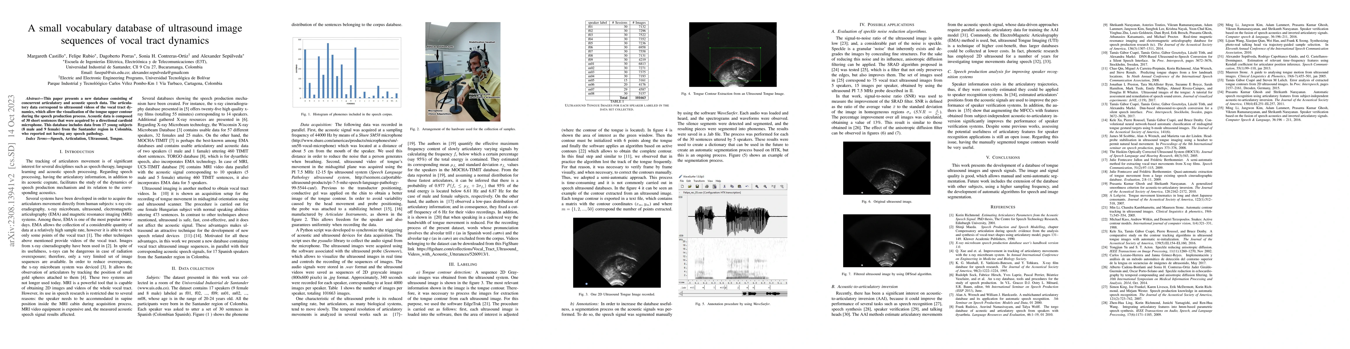 Thumbnail for A small vocabulary database of ultrasound image sequences of vocal tract
  dynamics