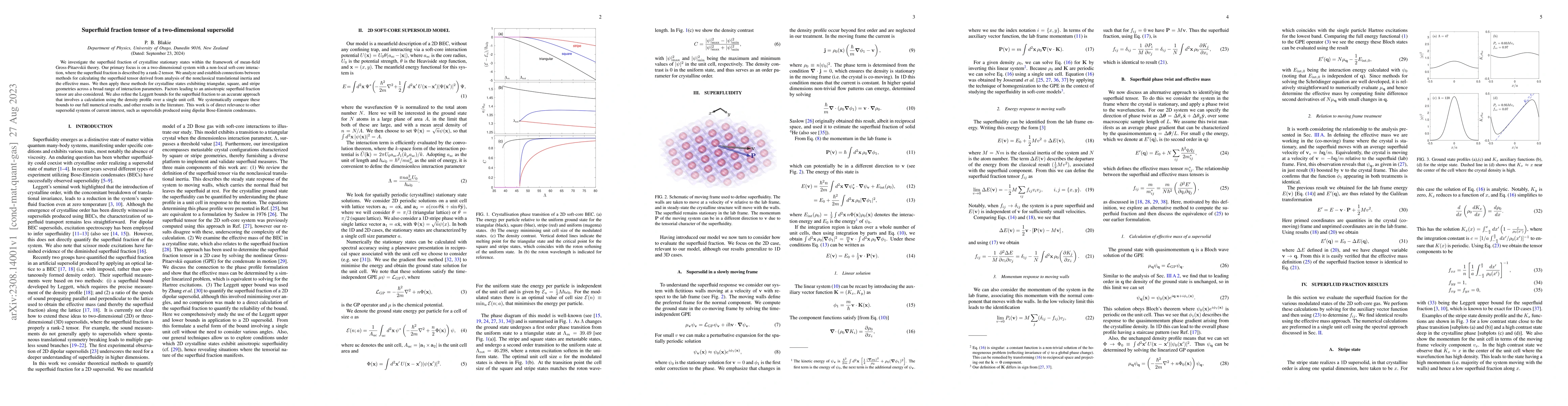 Thumbnail for Superfluid fraction tensor of a two-dimensional supersolid