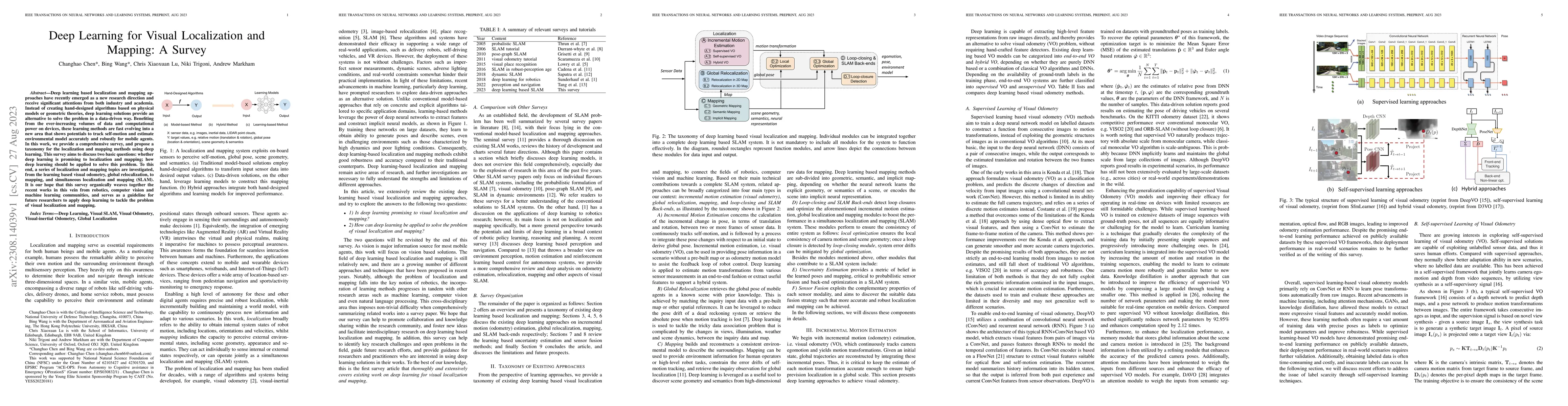 Thumbnail for Deep Learning for Visual Localization and Mapping: A Survey