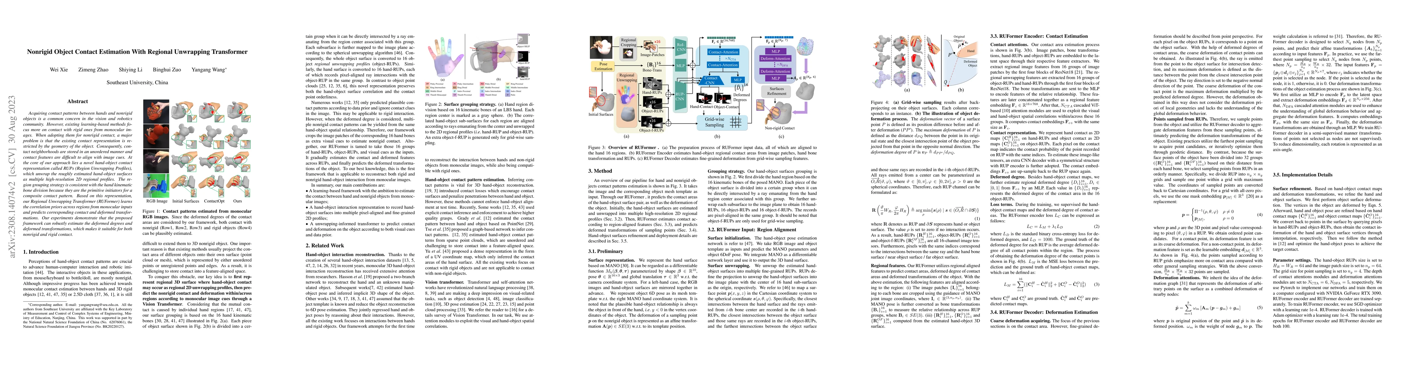 Thumbnail for Nonrigid Object Contact Estimation With Regional Unwrapping Transformer