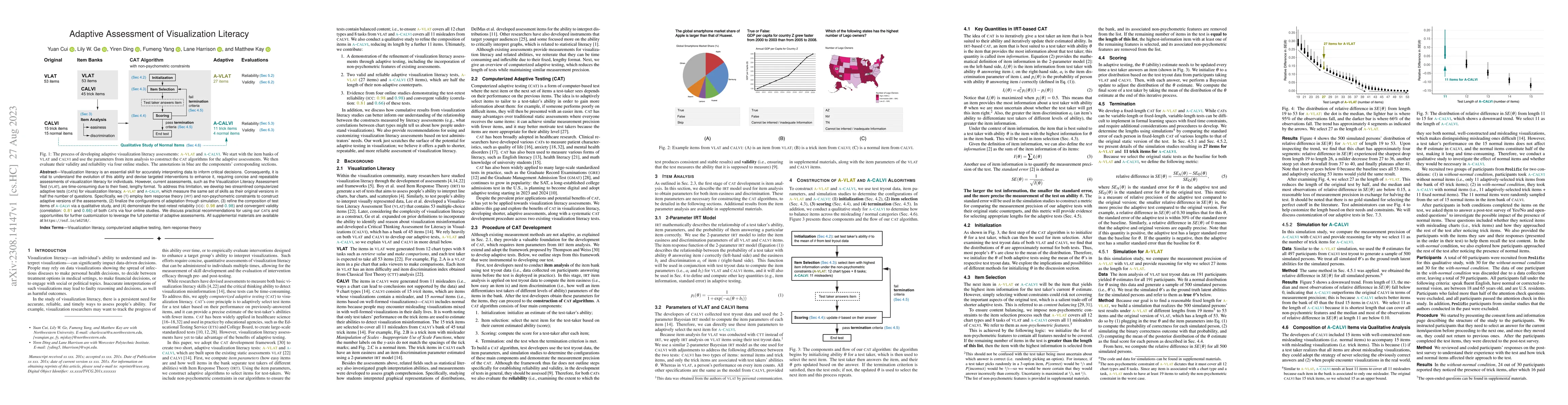Thumbnail for Adaptive Assessment of Visualization Literacy