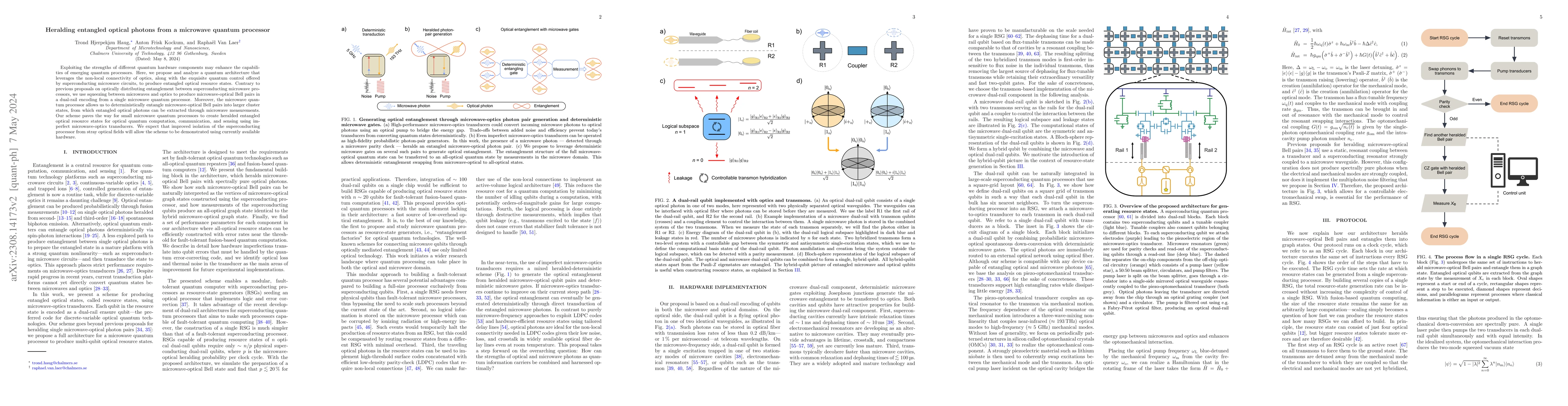 Thumbnail for Heralding entangled optical photons from a microwave quantum processor