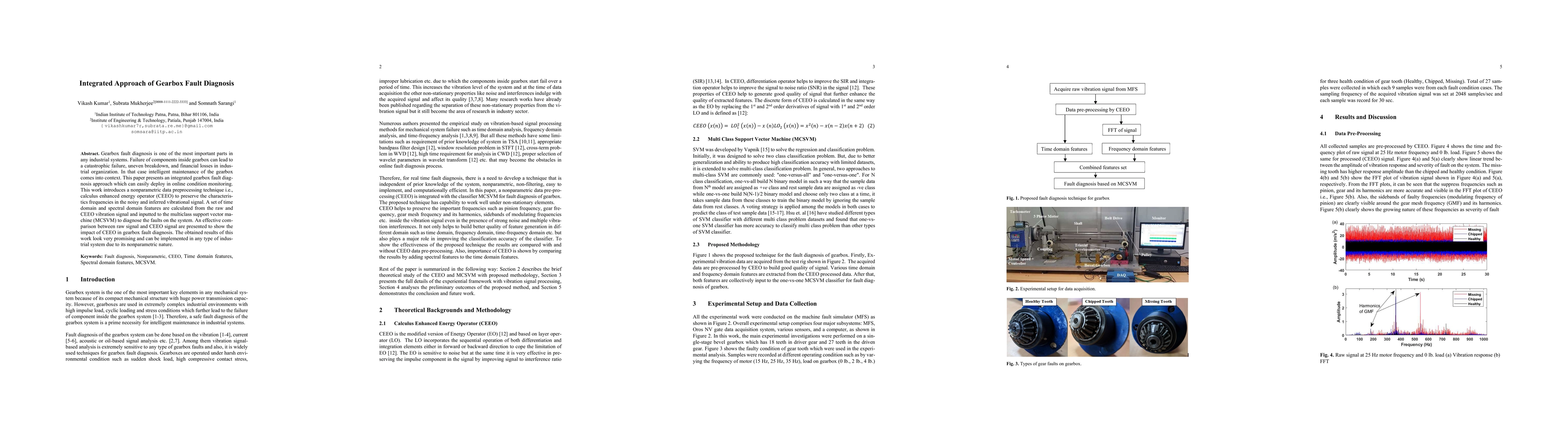 Thumbnail for Integrated Approach of Gearbox Fault Diagnosis