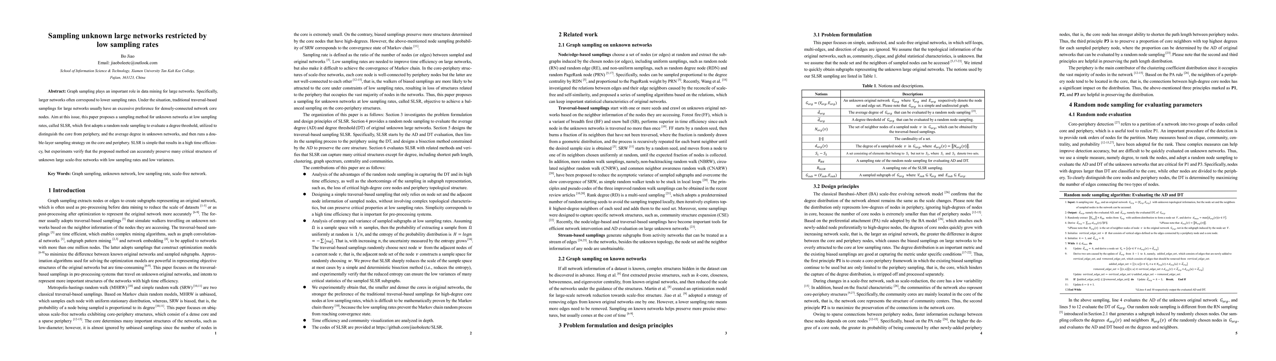 Thumbnail for Sampling unknown large networks restricted by low sampling rates