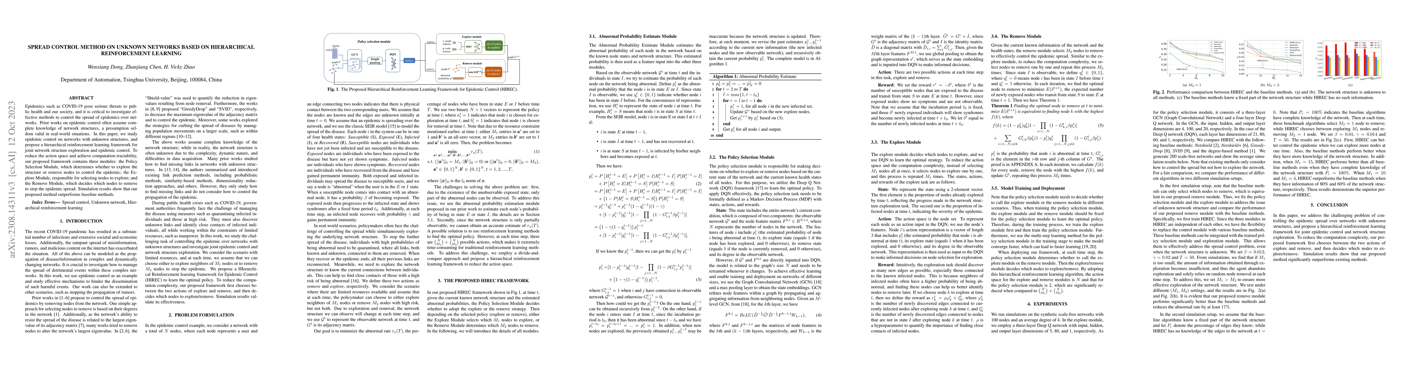 Thumbnail for Spread Control Method on Unknown Networks Based on Hierarchical
  Reinforcement Learning