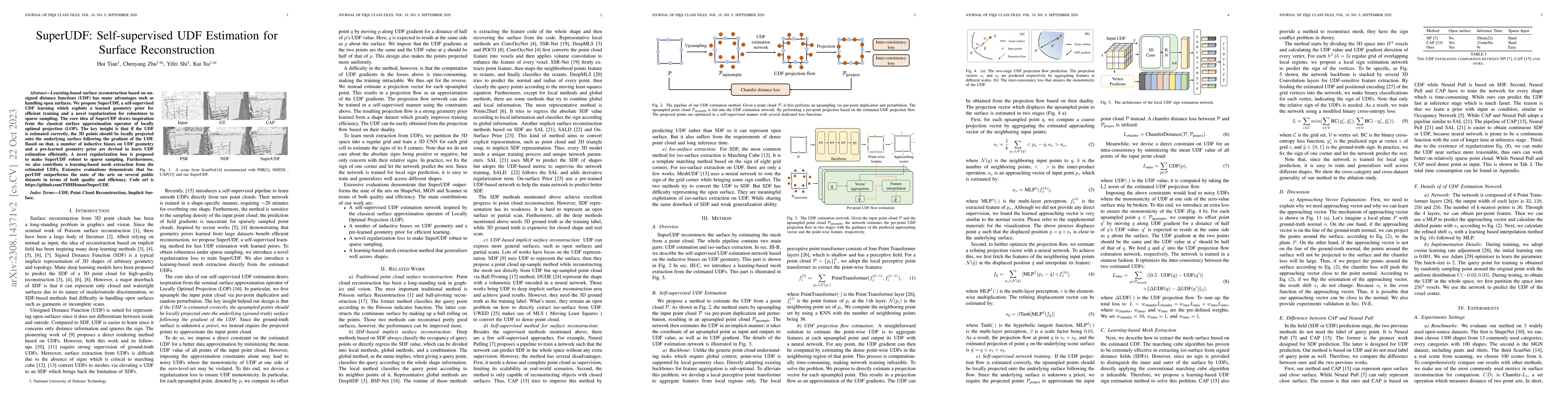 Thumbnail for SuperUDF: Self-supervised UDF Estimation for Surface Reconstruction