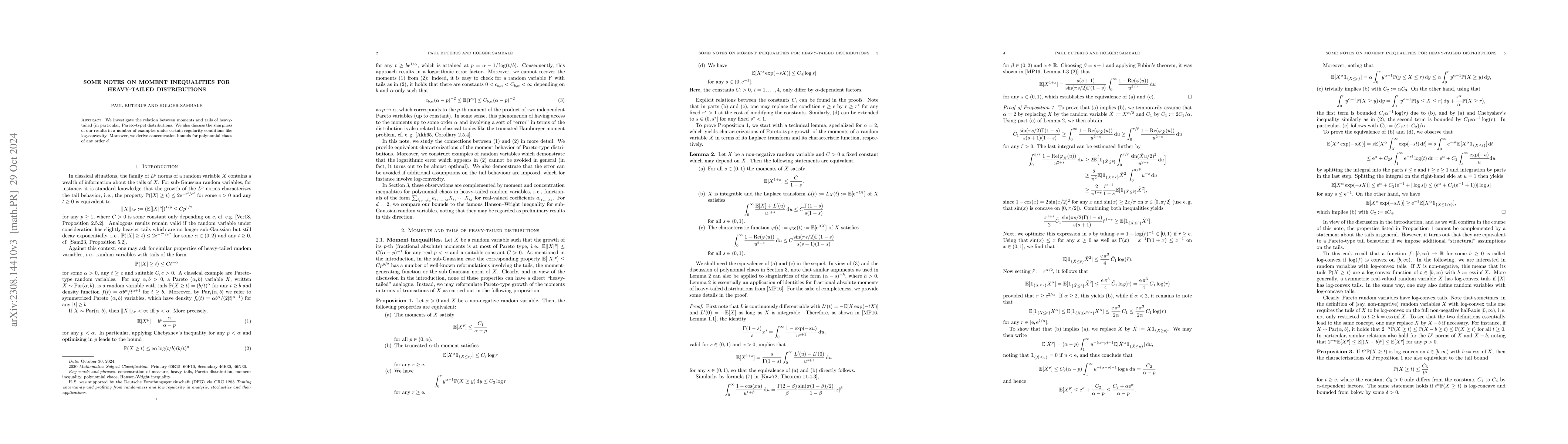 Thumbnail for Some notes on moment inequalities for heavy-tailed distributions