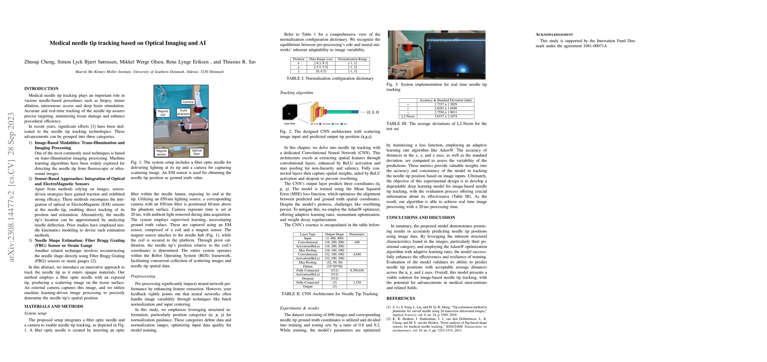 Thumbnail for Medical needle tip tracking based on Optical Imaging and AI
