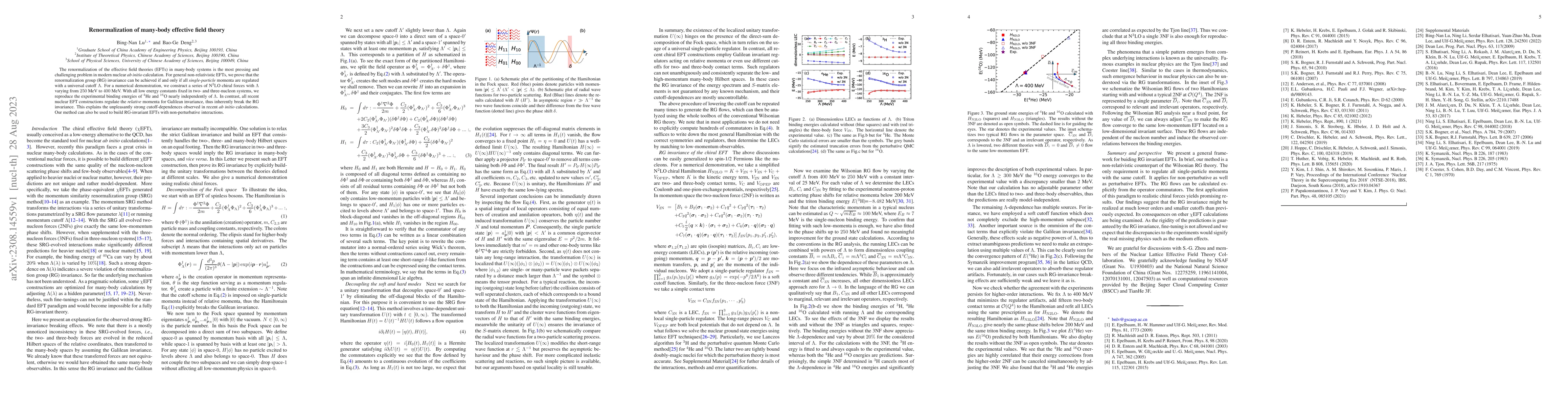 Thumbnail for Renormalization of many-body effective field theory