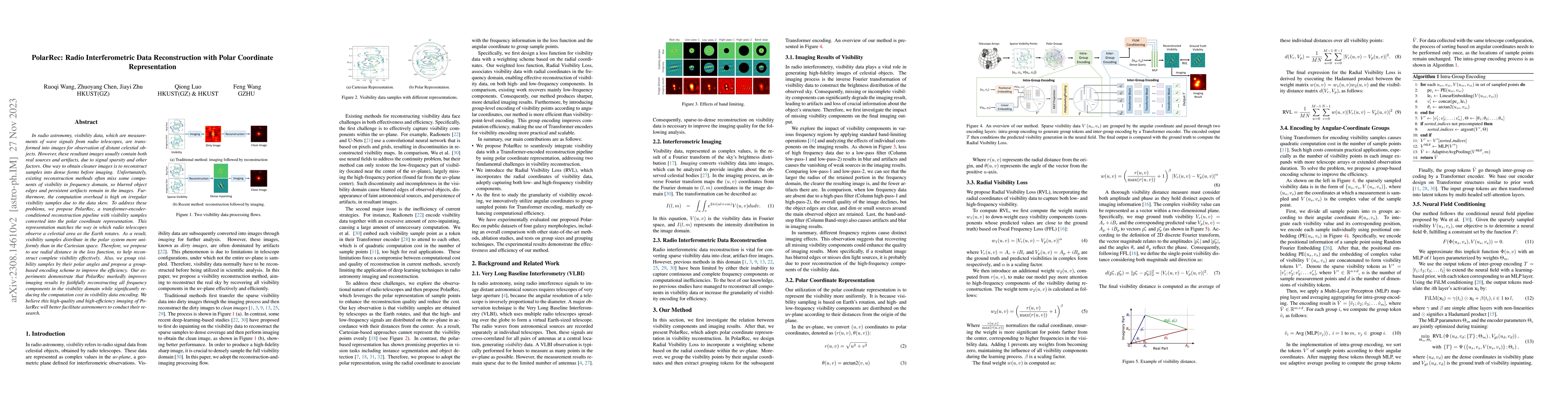 Thumbnail for PolarRec: Radio Interferometric Data Reconstruction with Polar
  Coordinate Representation