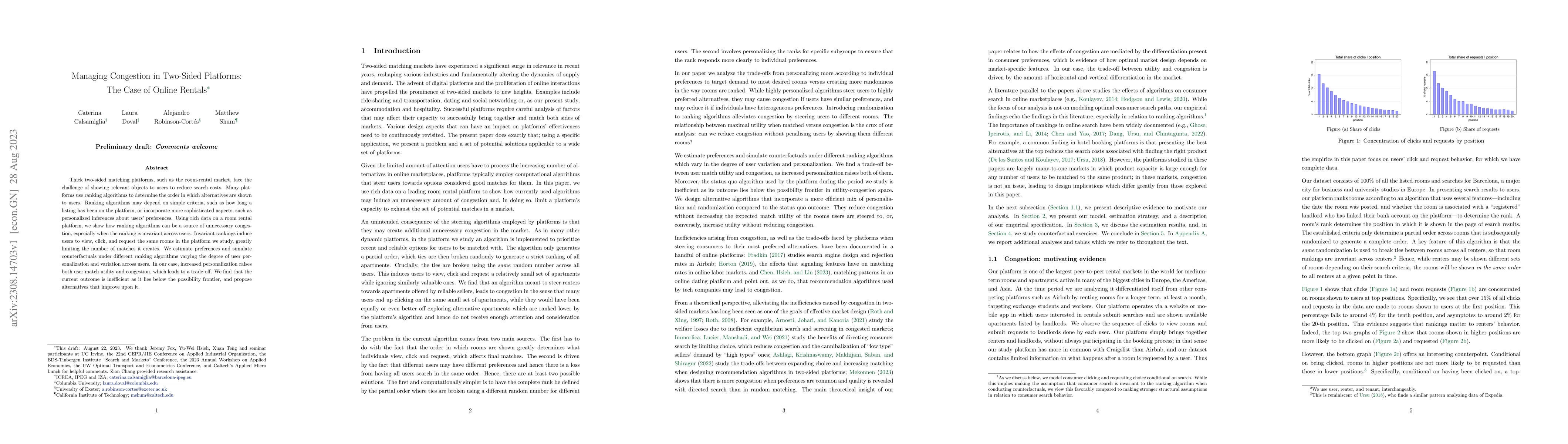 Thumbnail for Managing Congestion in Two-Sided Platforms: The Case of Online Rentals