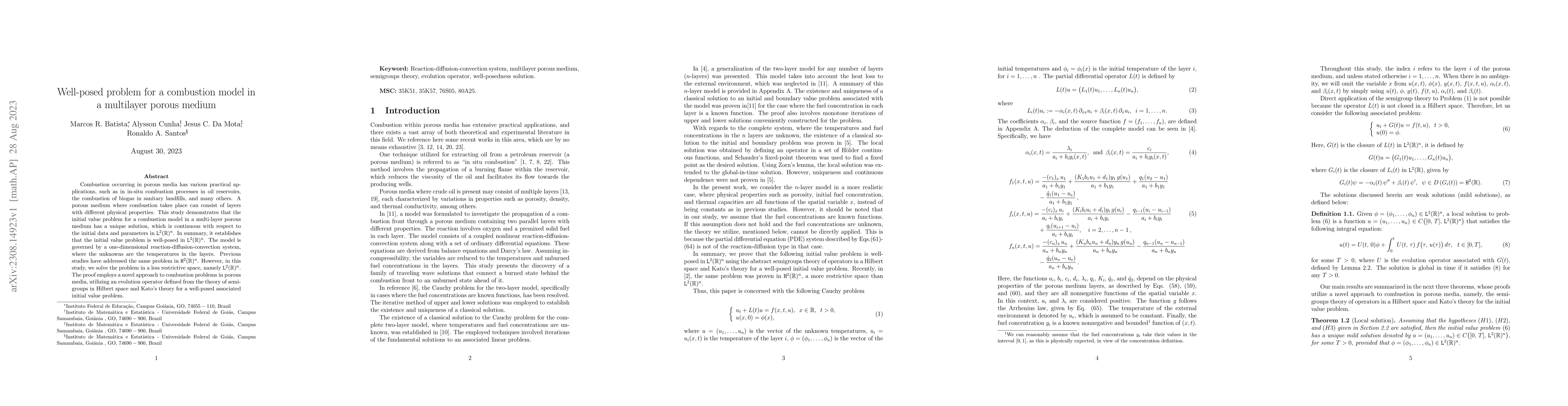 Thumbnail for Well-posed problem for a combustion model in a multilayer porous medium