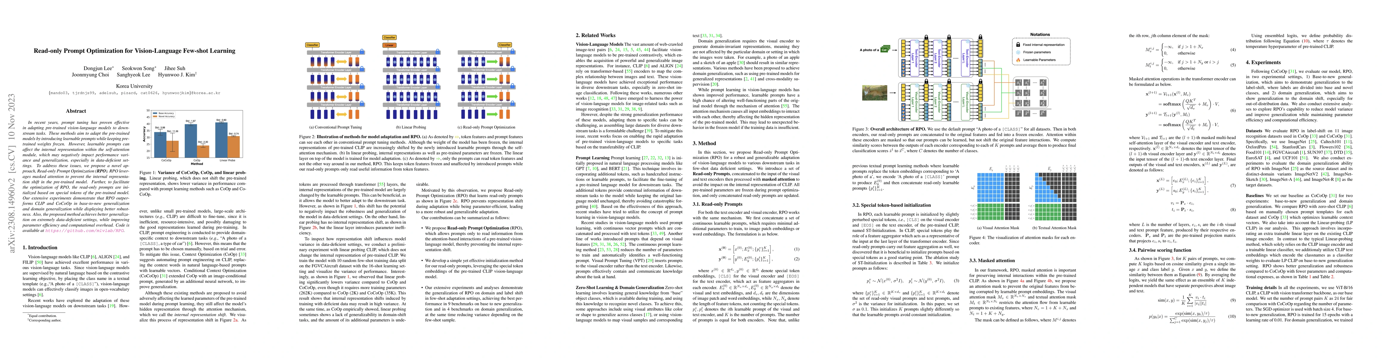 Thumbnail for Read-only Prompt Optimization for Vision-Language Few-shot Learning