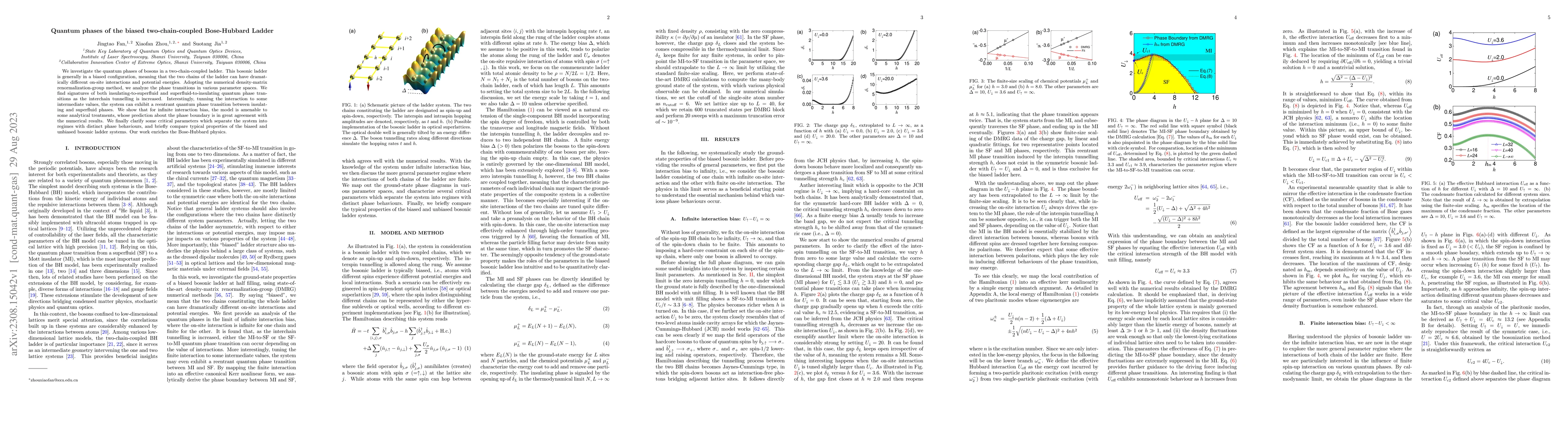 Thumbnail for Quantum phases of the biased two-chain-coupled Bose-Hubbard Ladder