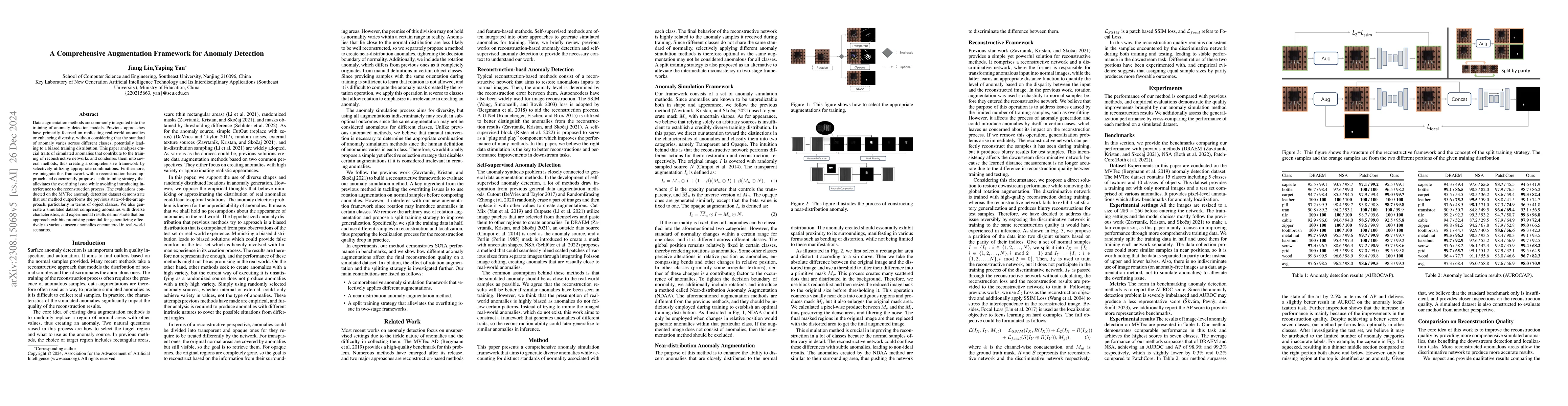 Thumbnail for A Comprehensive Augmentation Framework for Anomaly Detection