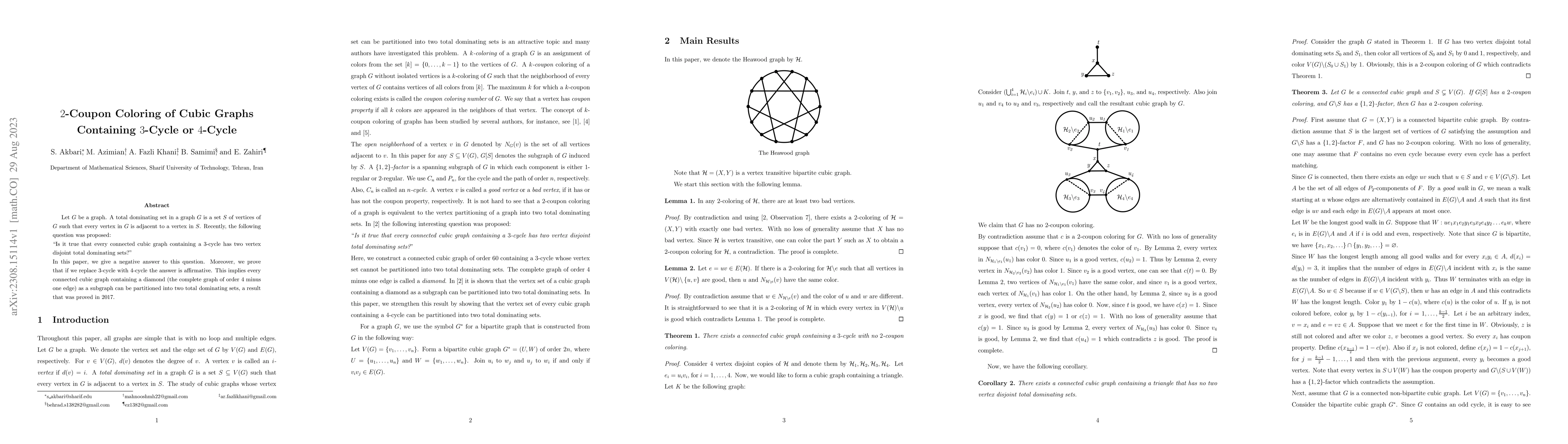 Thumbnail for 2-Coupon Coloring of Cubic Graphs Containing 3-Cycle or 4-Cycle